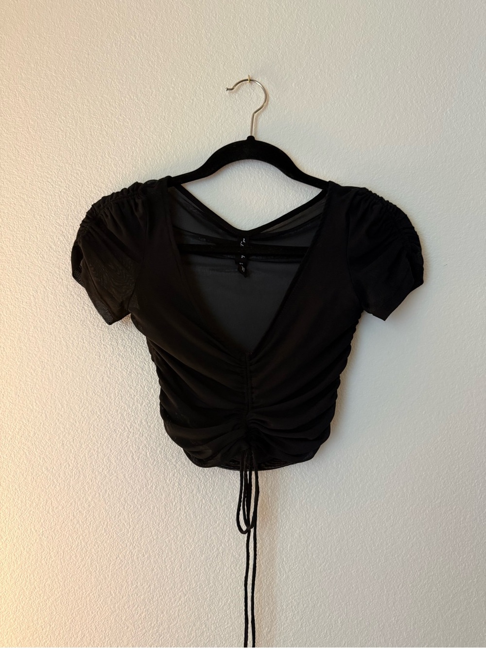 Urban Outfitters Out From Under Mesh Cinched crop top